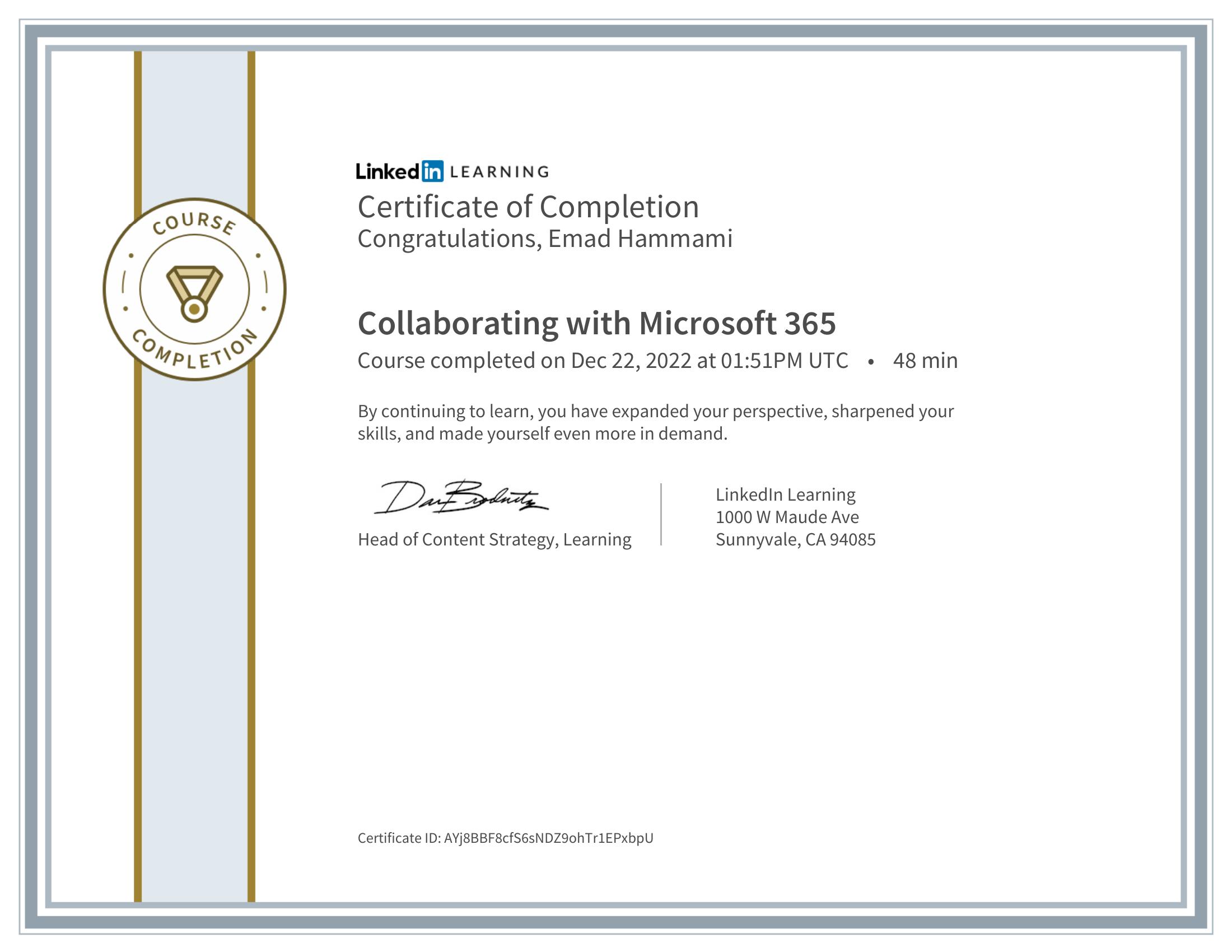 Managing Projects with Microsoft 365 Certificate